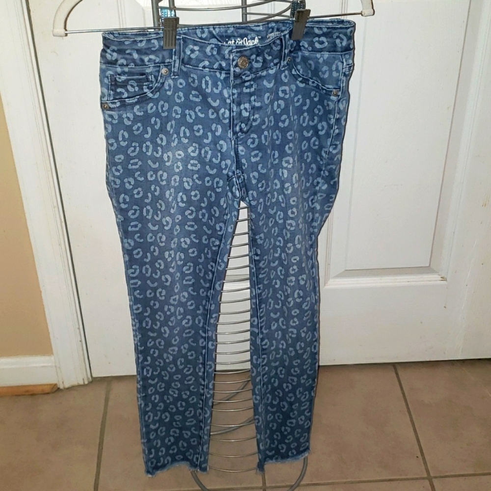 Cheetah print Jeggings big girls size 12